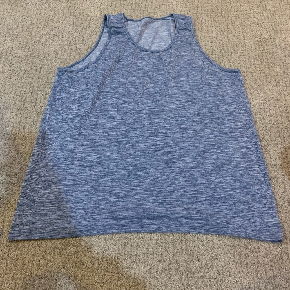 Lululemon heather blue tank top